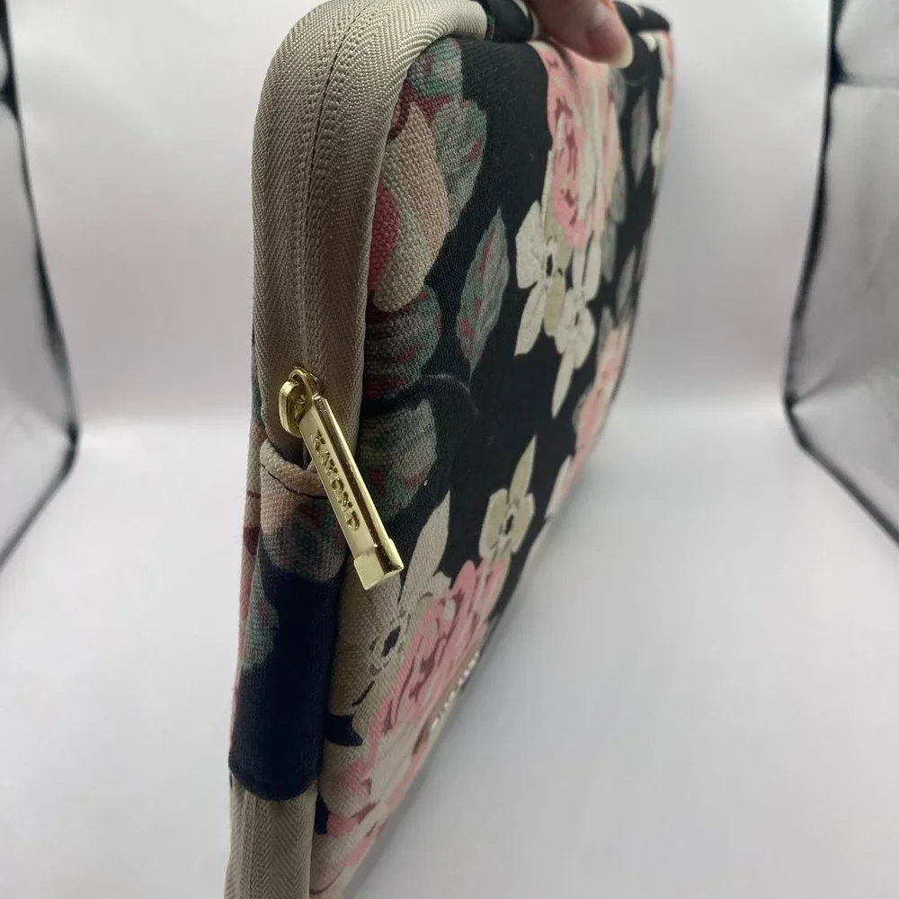 Kayond Black Rose Floral Laptop Case 13